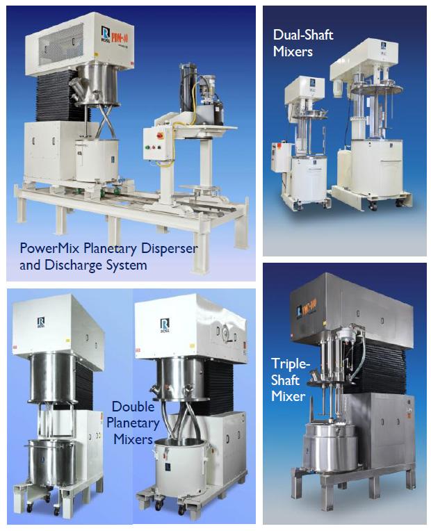 ROSS Double Planetary and Multi-Shaft Mixers